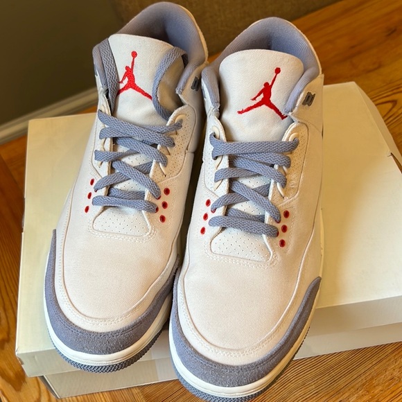 Nike Air Jordan 3 Retro SE 12.5 Muslin University Red - Picture 11 of 16
